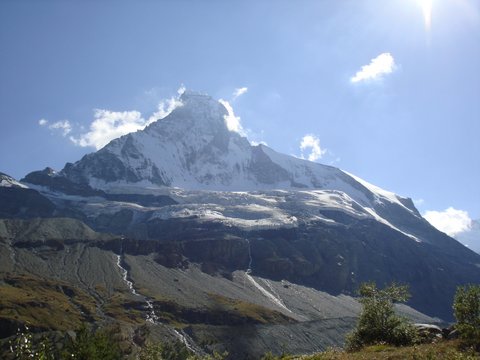 Face nord du Cervin / Alpes valaisannes suisses