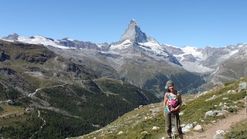 Christine / Cervin en arrière-plan / Suisse / Swiss alps photos