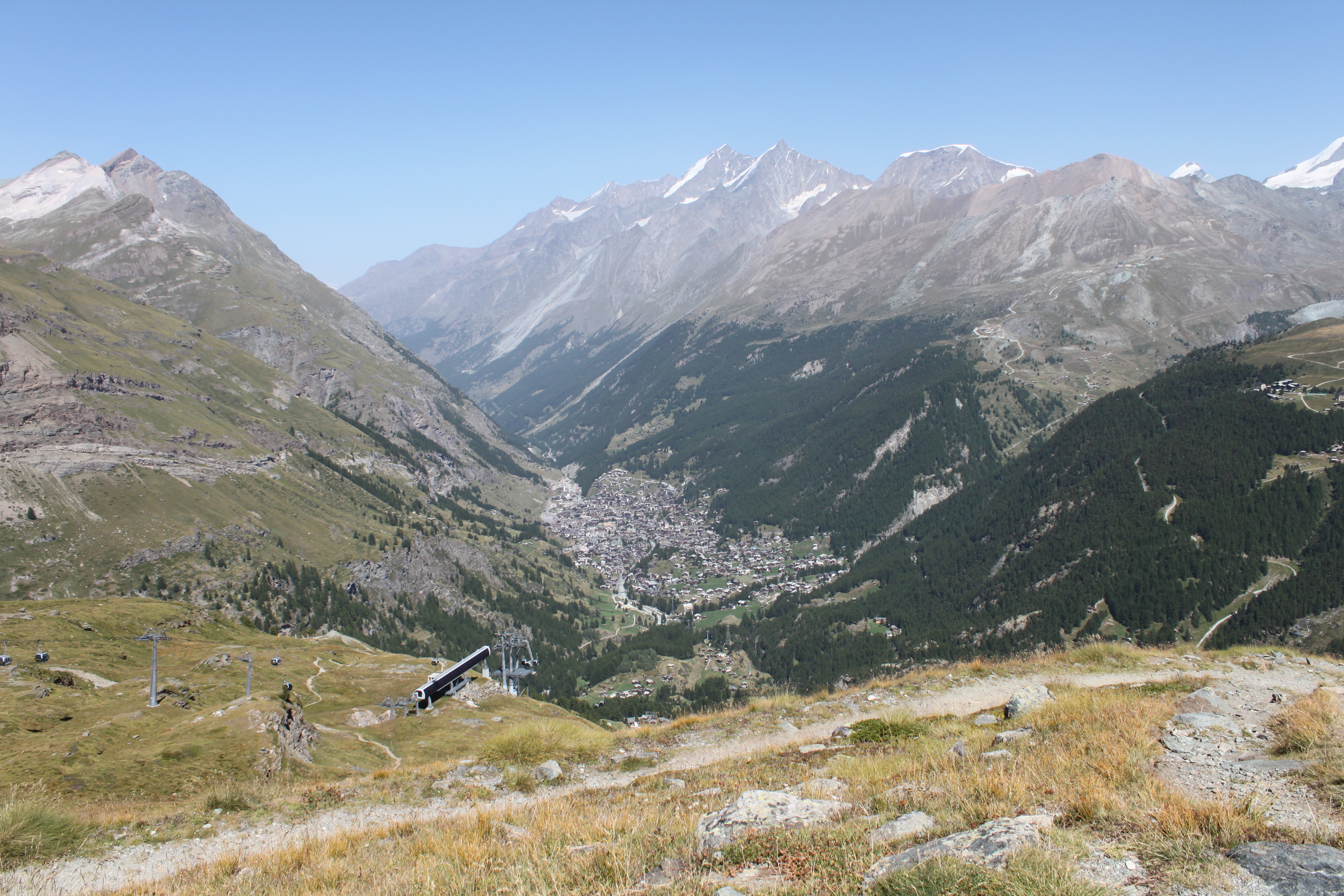 Zermatt dans la vallée de la Matter / Suisse