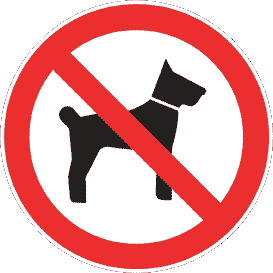 Interdit aux chiens