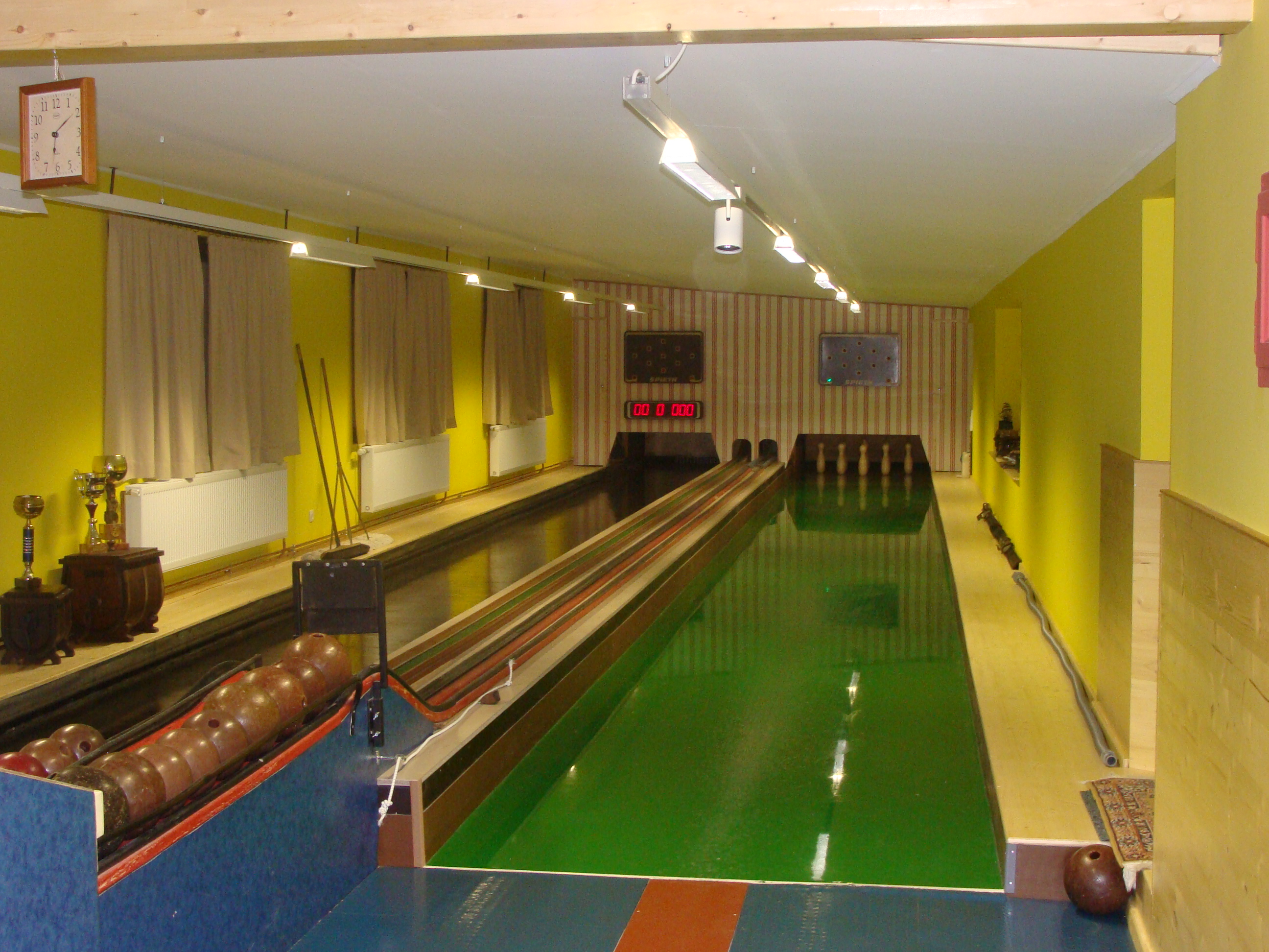 25 pistes de quilles