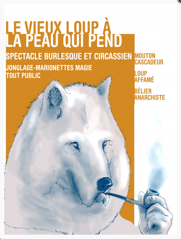 Affiche vieux loup