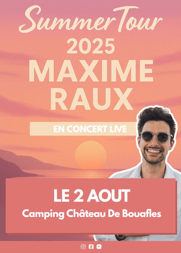 2025 camping affiche concert du 02 aout