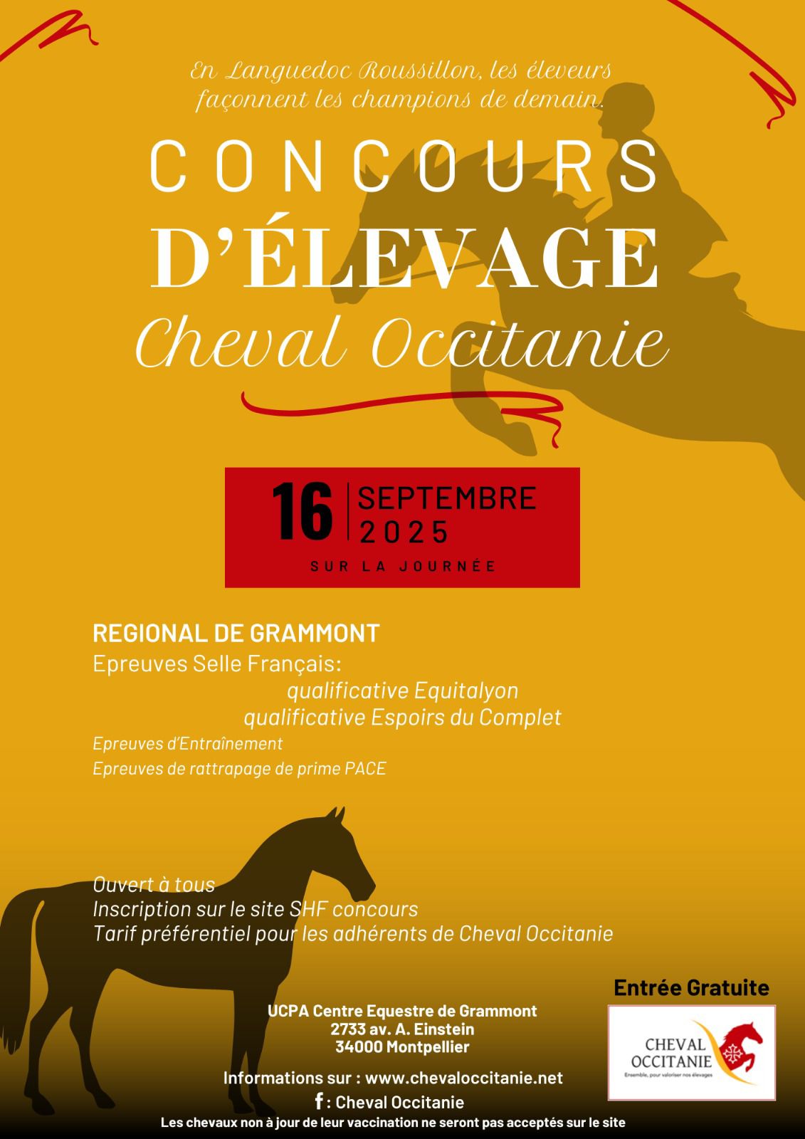 Inscription Régional de Montpellier Grammont
