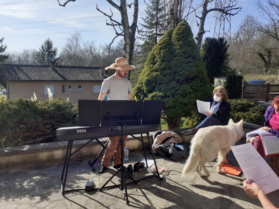 20210401 reprise des repetitions en exterieur