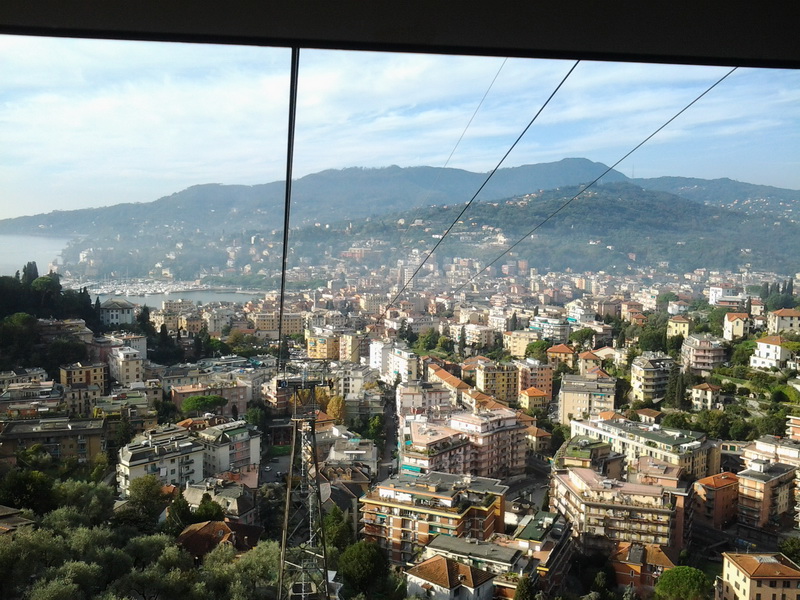 Funivia vue sur rapallo