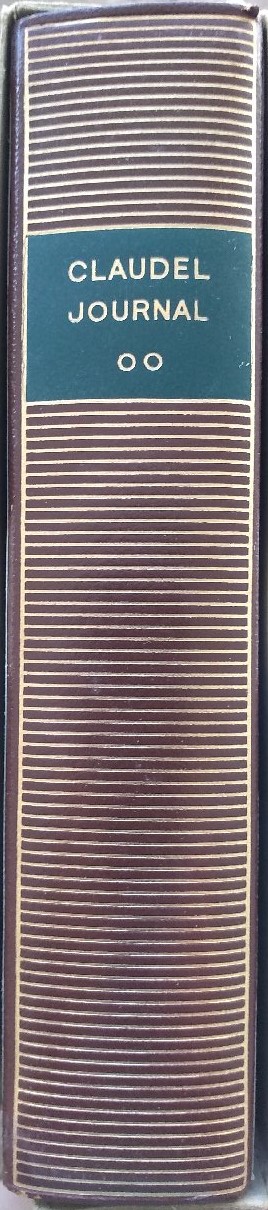 Volume 213 de Claudel dans la Bibliothèque de la Pléiade