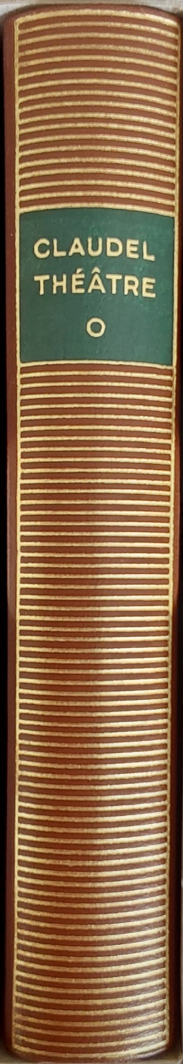 Volume 72 de Claudel dans la Bibliothèque de la Pléiade