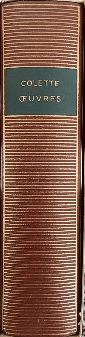 Volume 314 de Colette dans la Bibliothèque de la Pléiade.