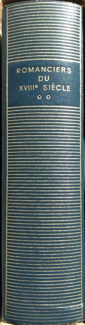 Volume 178 des romanciers du XVIIIe dans la Bibliothèque de la Pléiade.