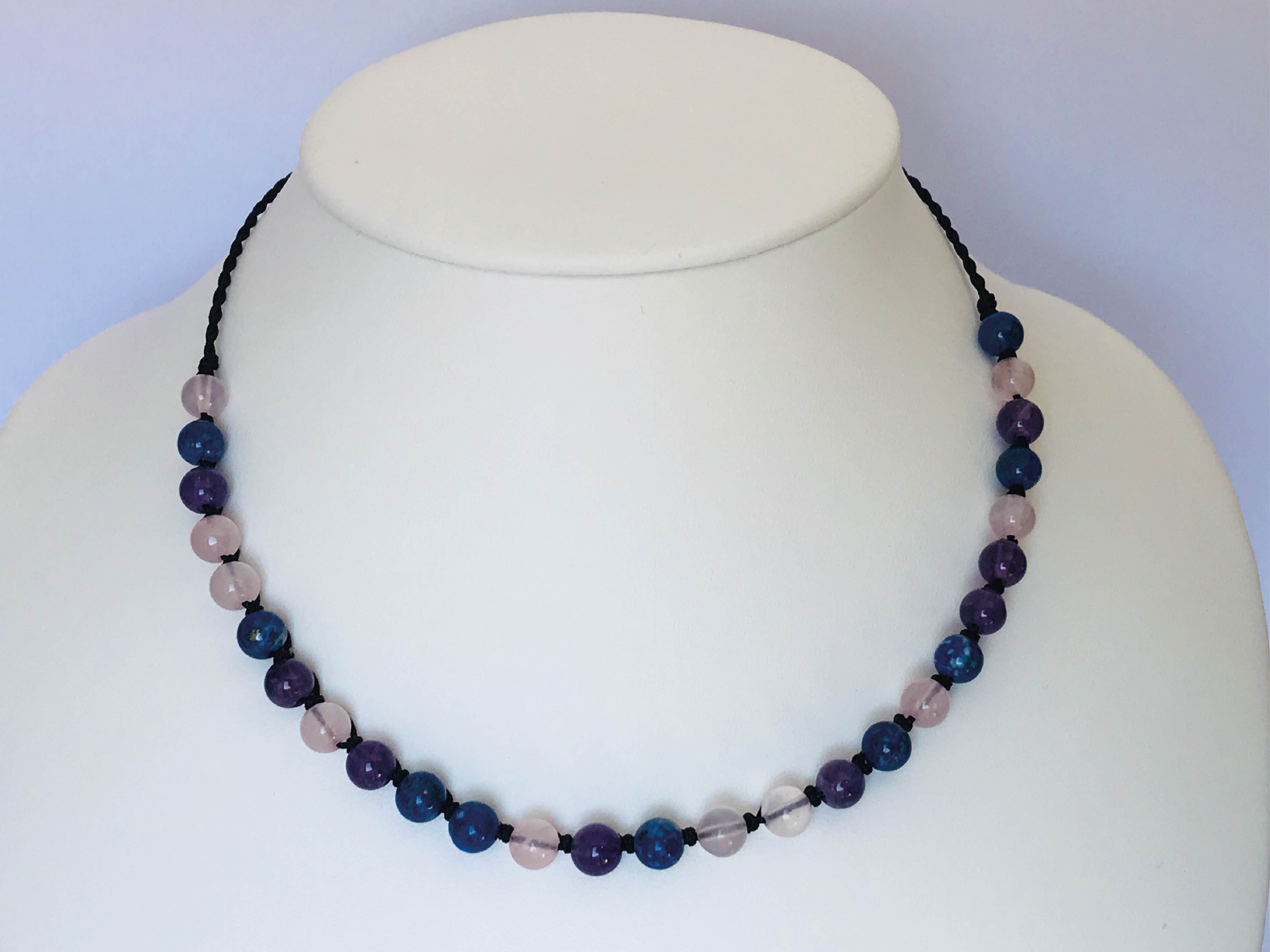 Collier en pierre naturelle personnalisable
