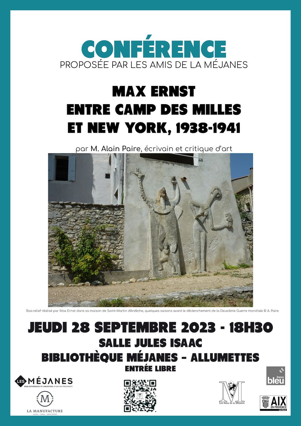 Max Ernst entre Camp des Milles et New York, 1938-1941
