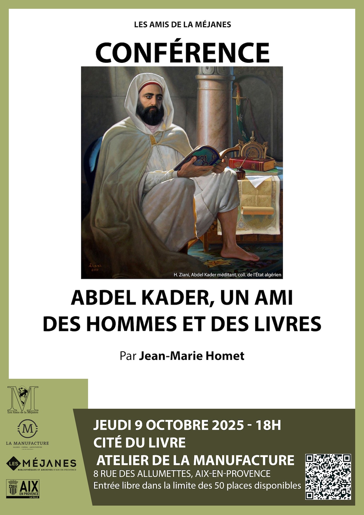 Abdel Kader, un ami des hommes et des livres