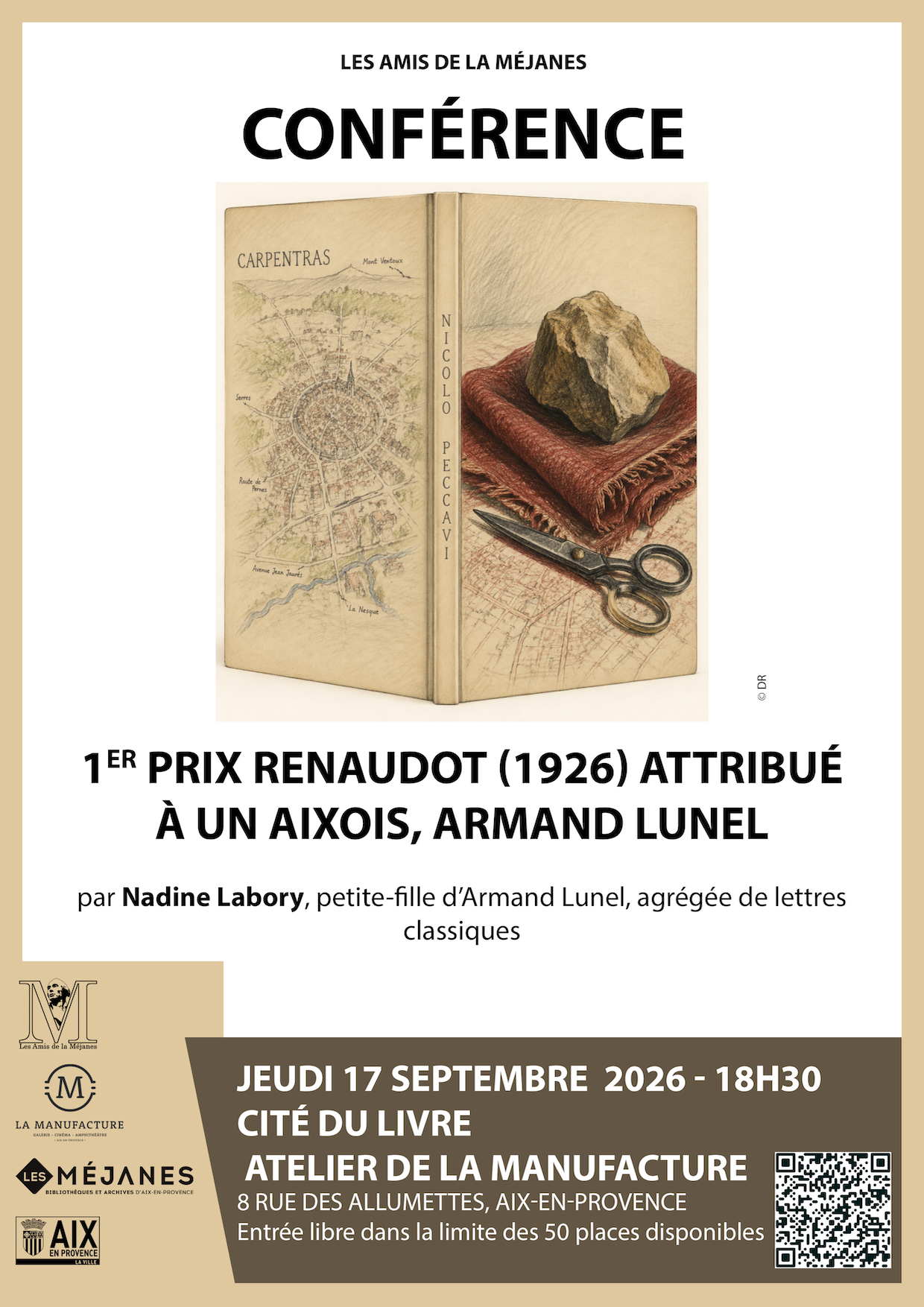1er prix Renaudot (1926) attribué à un aixois, Armand Lunel