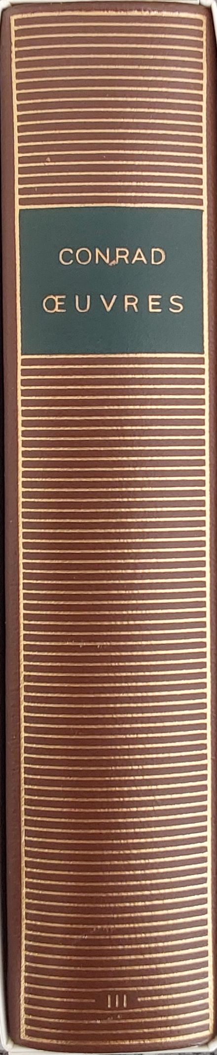 Volume 343 de Joseph Conrad dans la Bibliothèque de la Pléiade