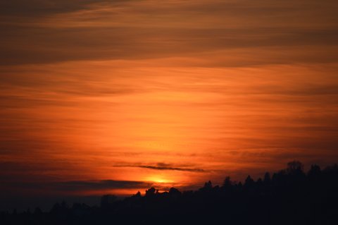 Coucher de soleil / Suisse