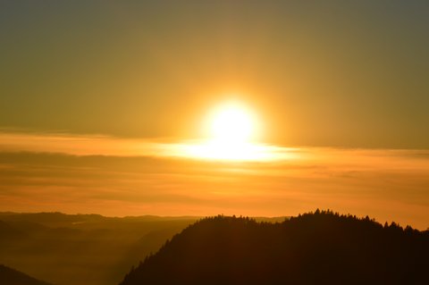 Coucher de soleil / Photos de Suisse