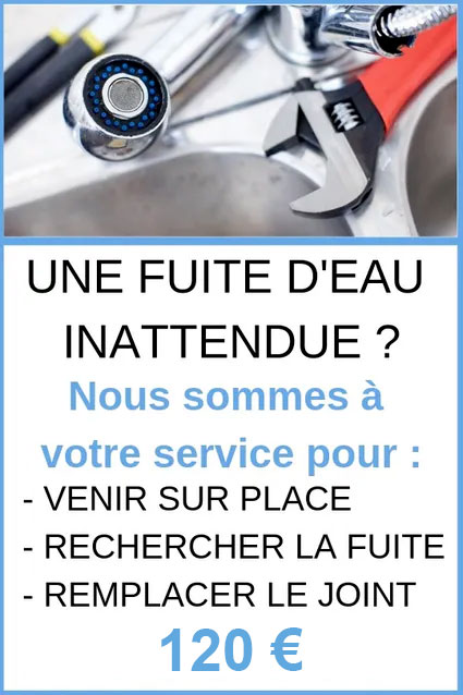 Fuite d eau inattendue Puteaux