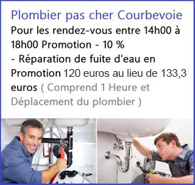 plombier pas cher courbevoie
