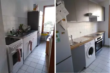 aménagement petite cuisine avec machine à laver à rezé