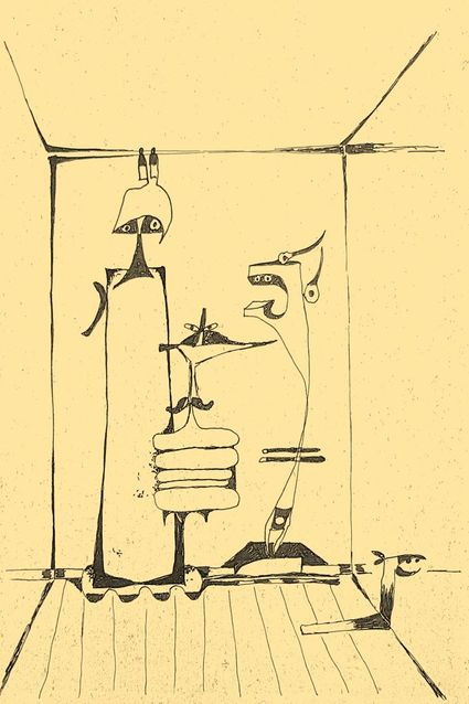 André Vereecken tekening inkt -1979
