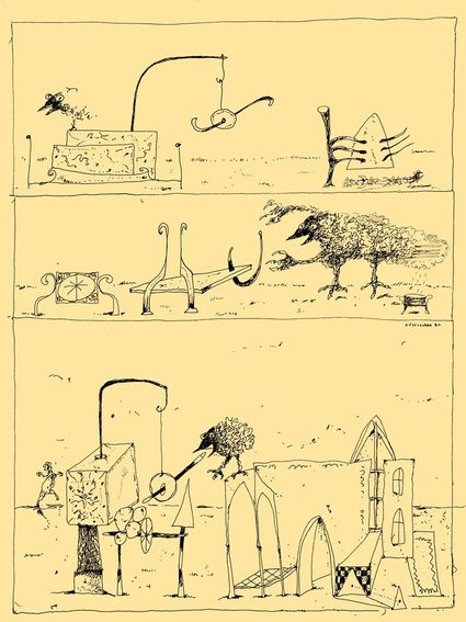 André Vereecken tekening inkt -1981
8