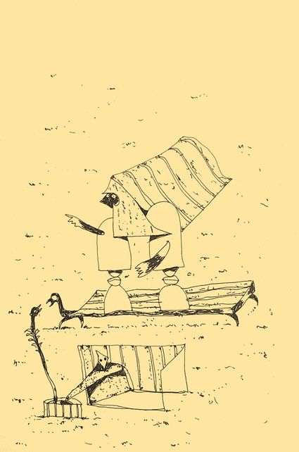 André Vereecken tekening inkt -1980

