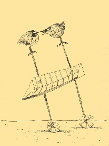 André Vereecken dessin encre de chine -1980
