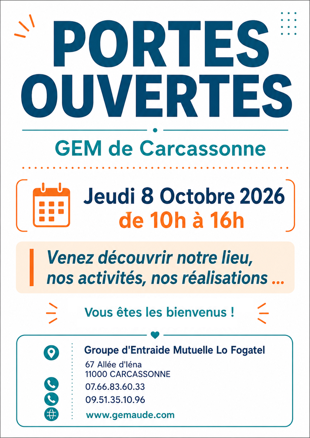 Portes ouvertes gem carcassonne