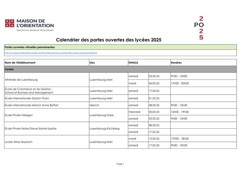 calendrier,porte,ouverte,lycee,2025,luxembourg