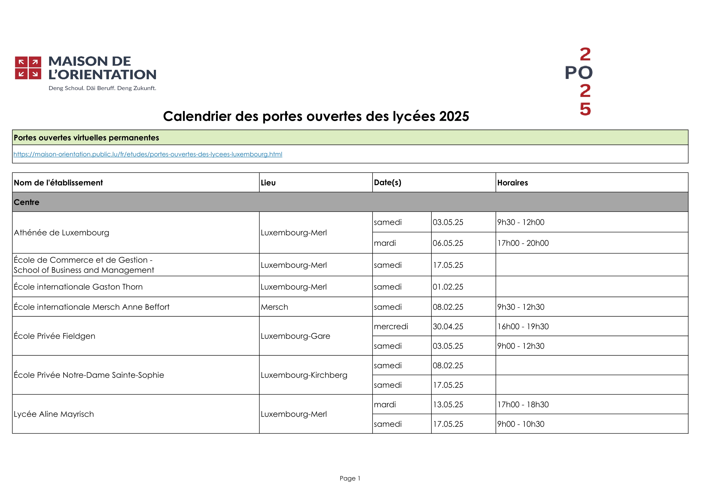 calendrier,porte,ouverte,lycee,2025,luxembourg