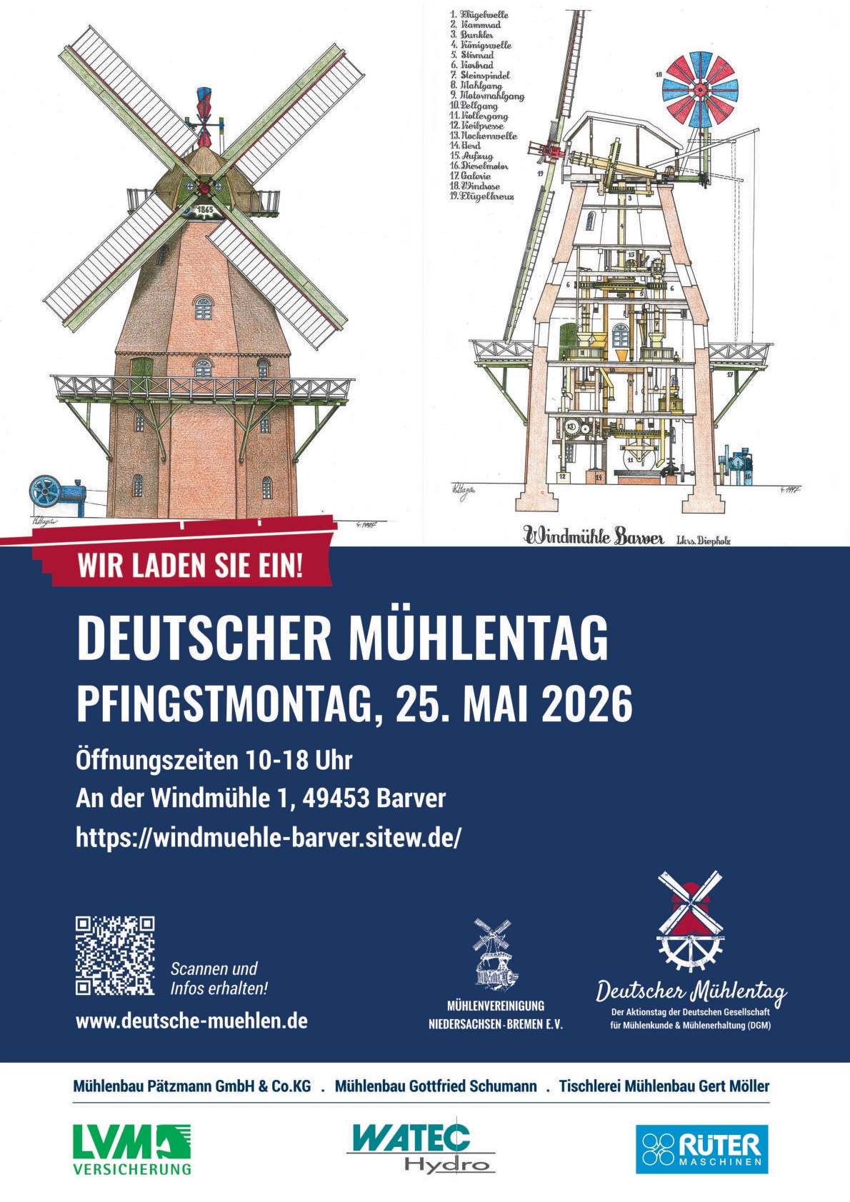 Plakat DeutscherMuehlentag2026 DinA4