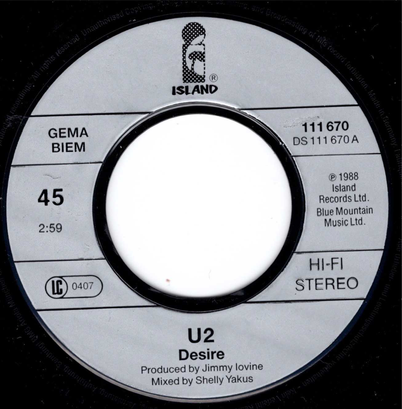 Desire ge is 111 670 a 2