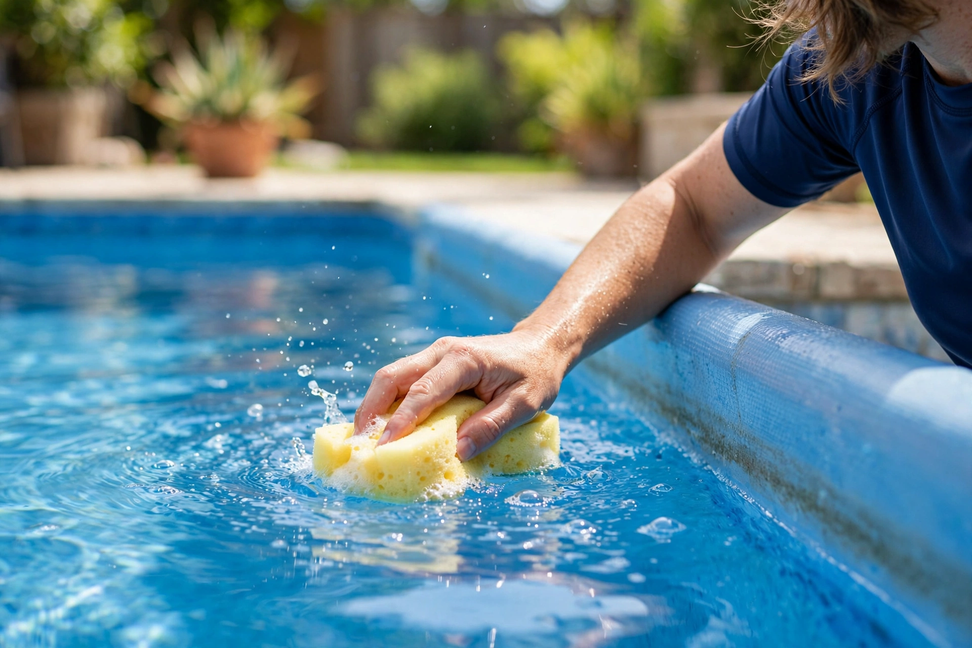 Liner de piscine : le nettoyage essentiel pour sa longévité