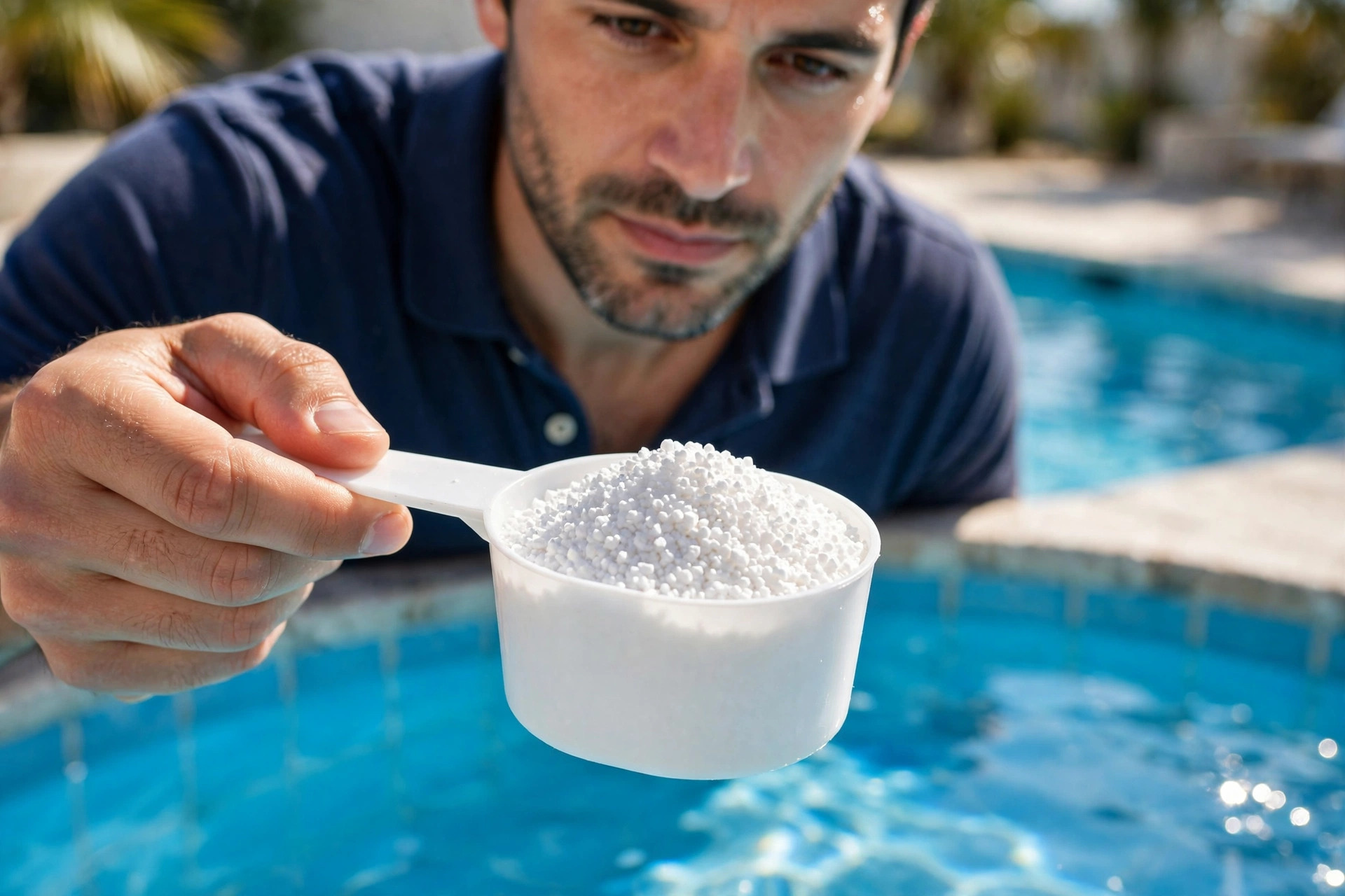 Hypochlorite de calcium : usage essentiel eau piscine