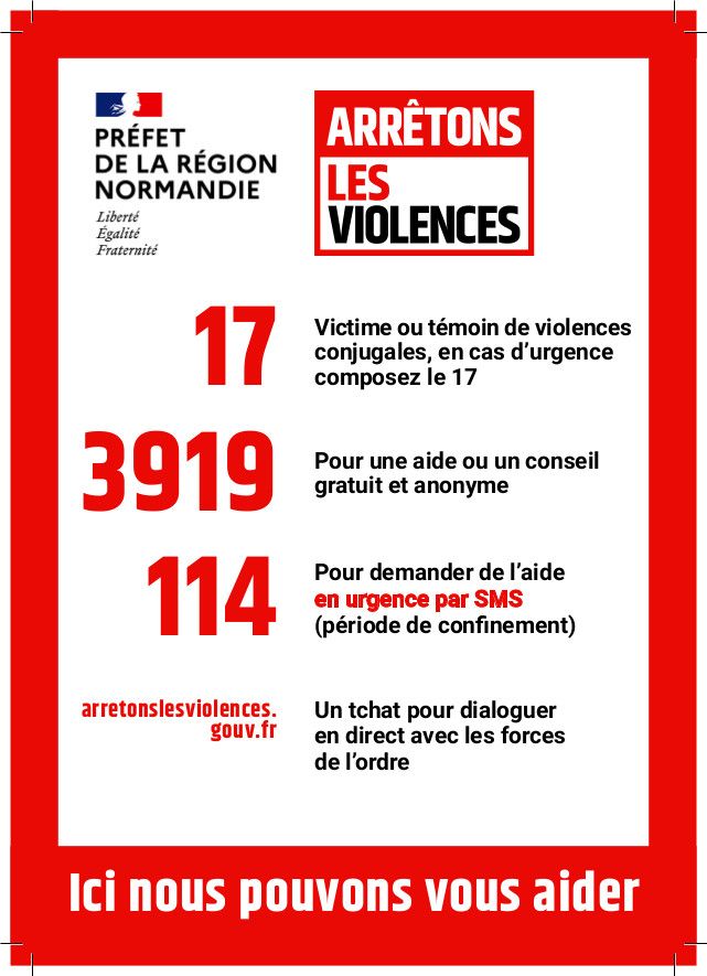 Eflay affichette violences a5