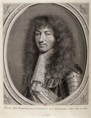 Louis XIV 
écu d'or louis d'or Riom