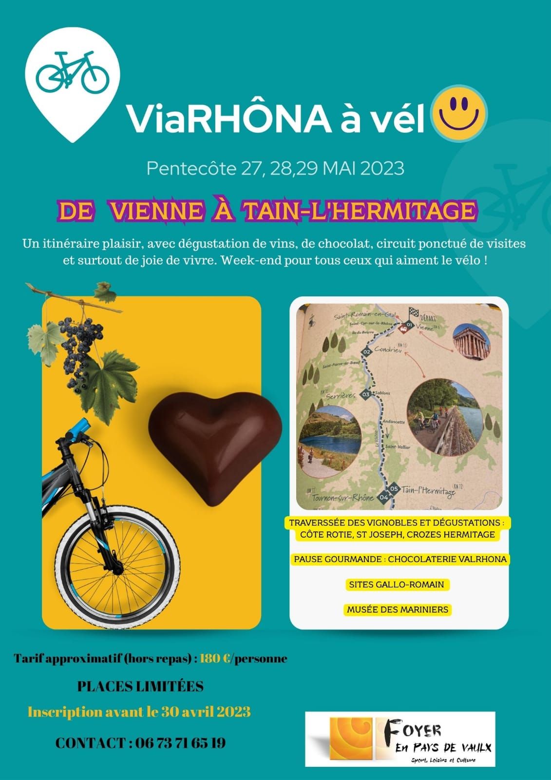 La Via-Rhôna à vélo ! 27-28-29 Mai