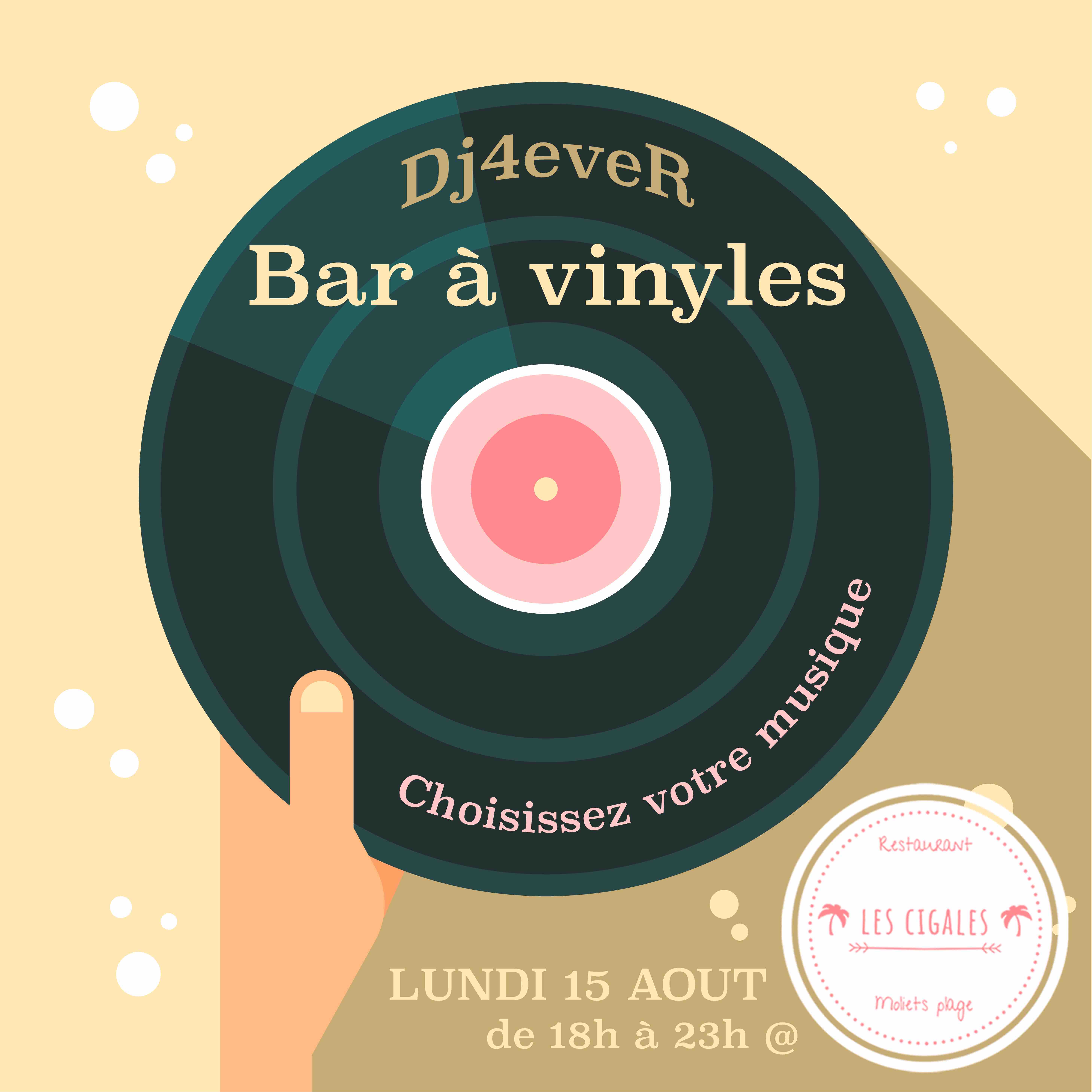 Visuel bar a vinyles light