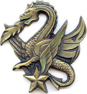 Insigne escadrille alat ecole application artillerie