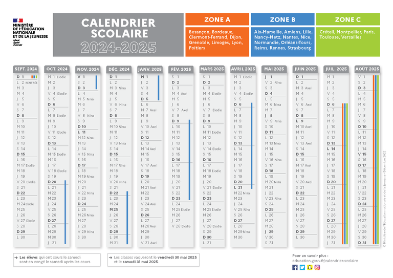 Calendrier-scolaire-2024-2025-Lycee