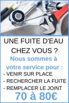 Plombier fuite d'eau Sucy-en-Brie