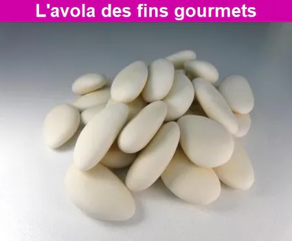 Dragées amande pas cher ivoire - 1 kilo