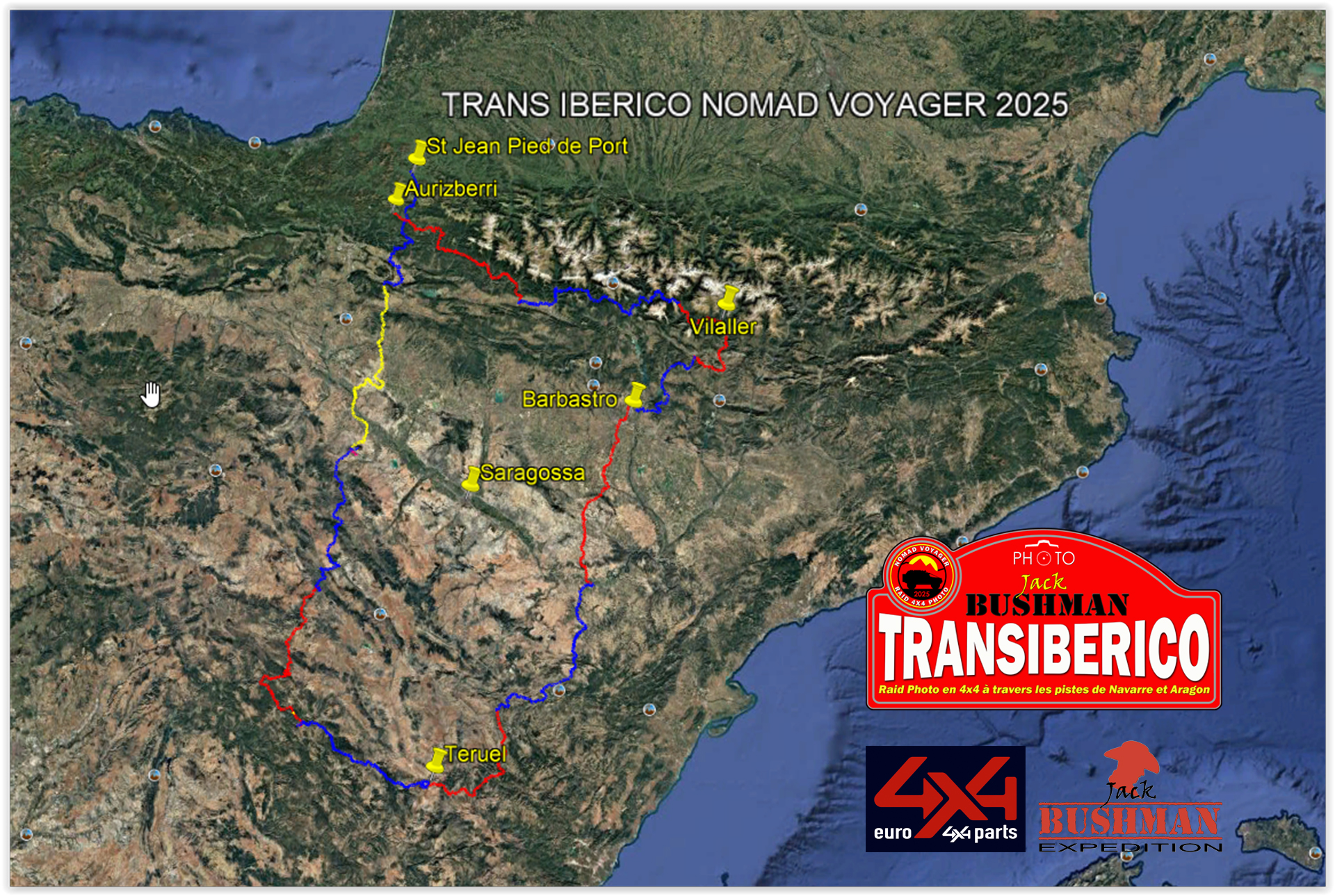 Parcours officiel transiberico 2025 bis
