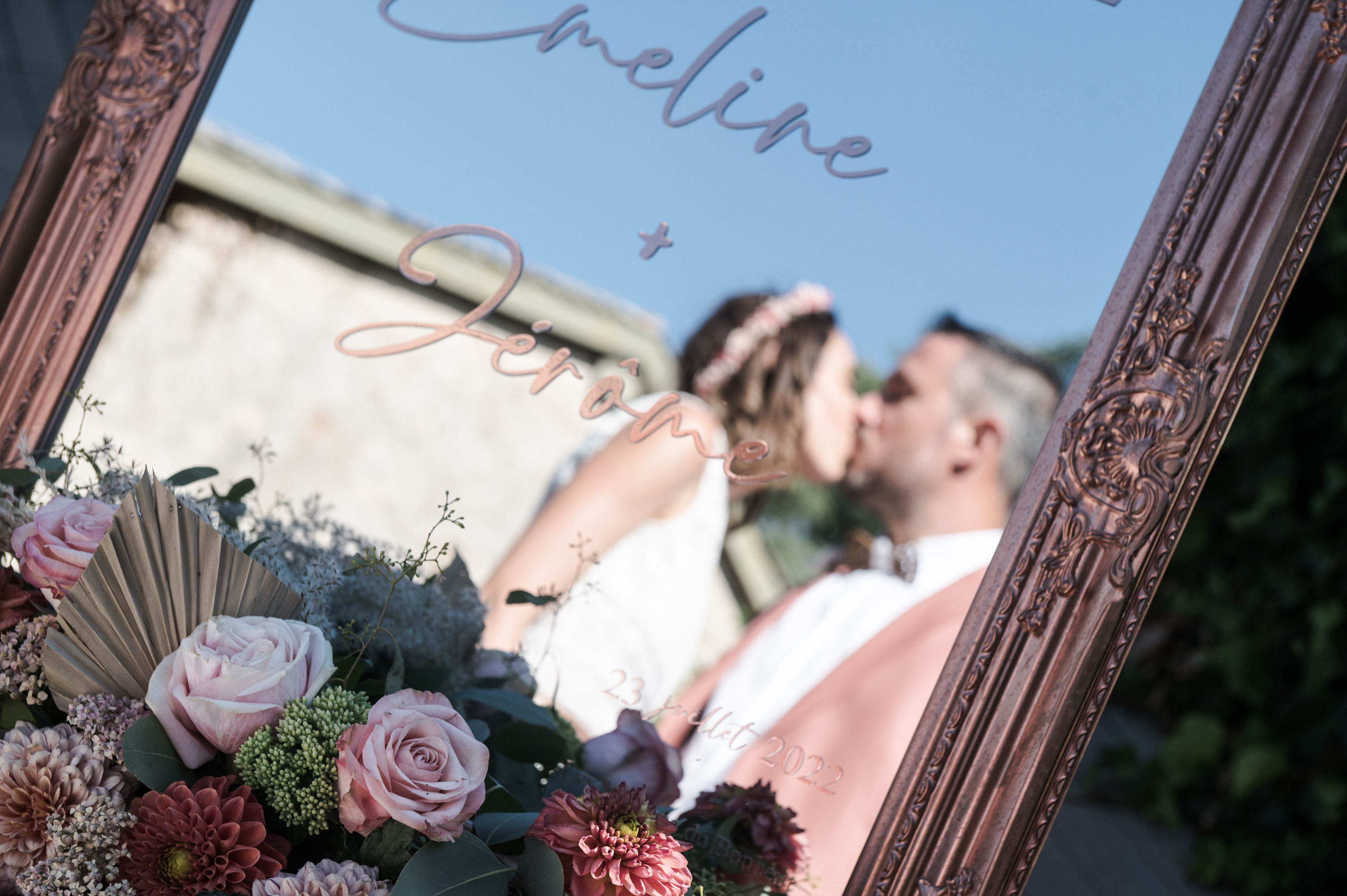 Mariage terracotta et romantique