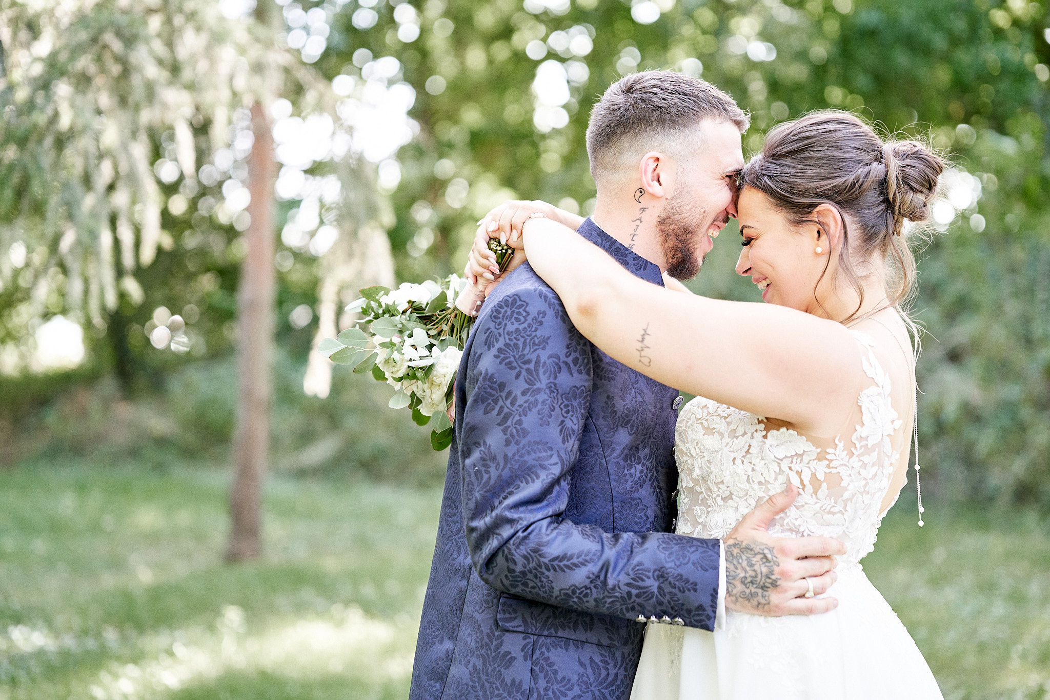 Mariage Lyon et lune de miel à Santorin