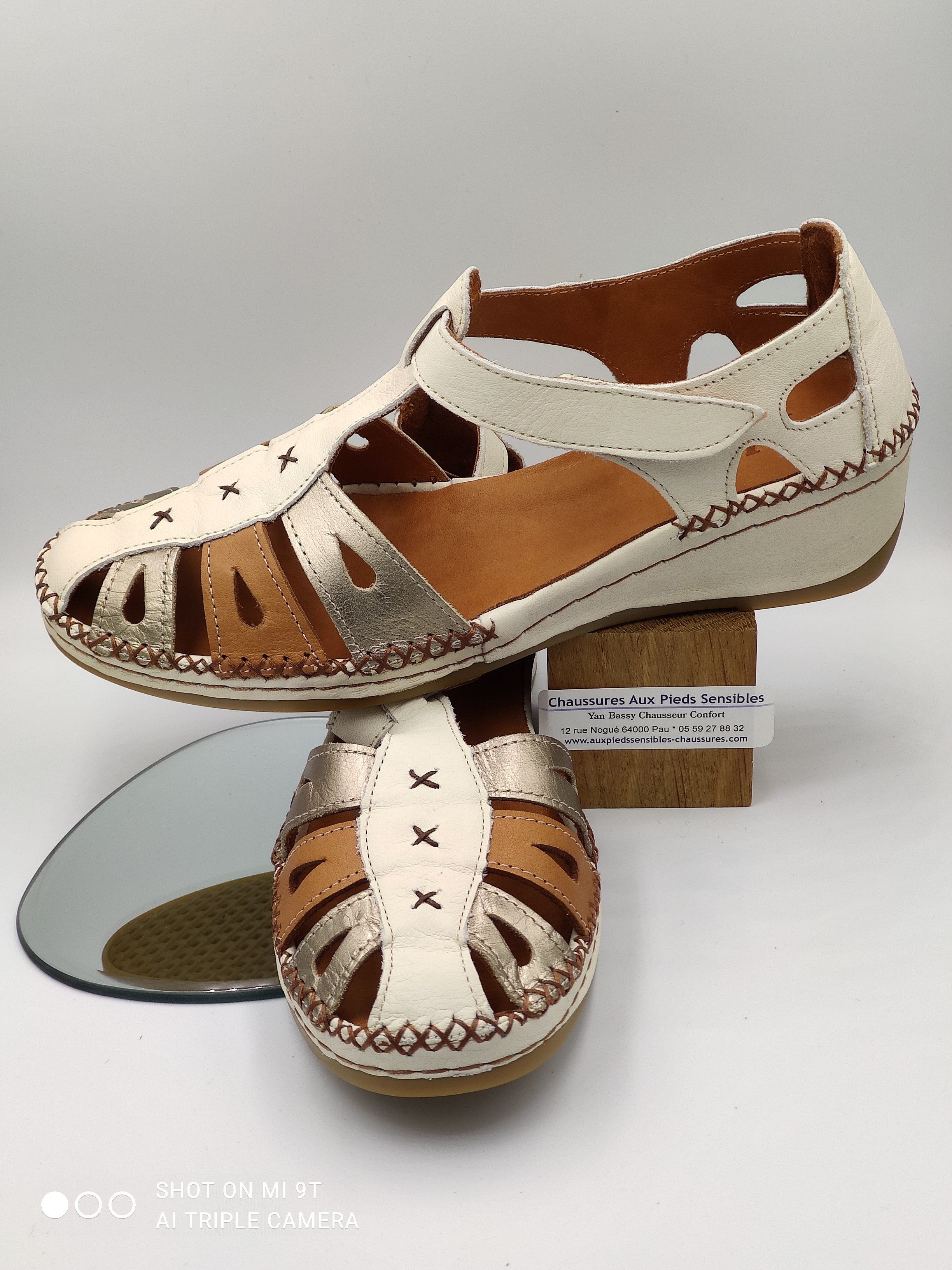 Chausures a brides compensees altex beiges auxpiedssensibles chaussures com
