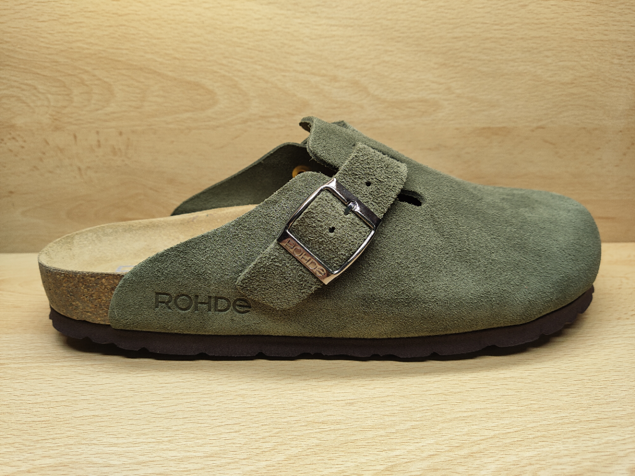 Mule rohde 6071 kaki ext auxpiedssensibles chaussures com