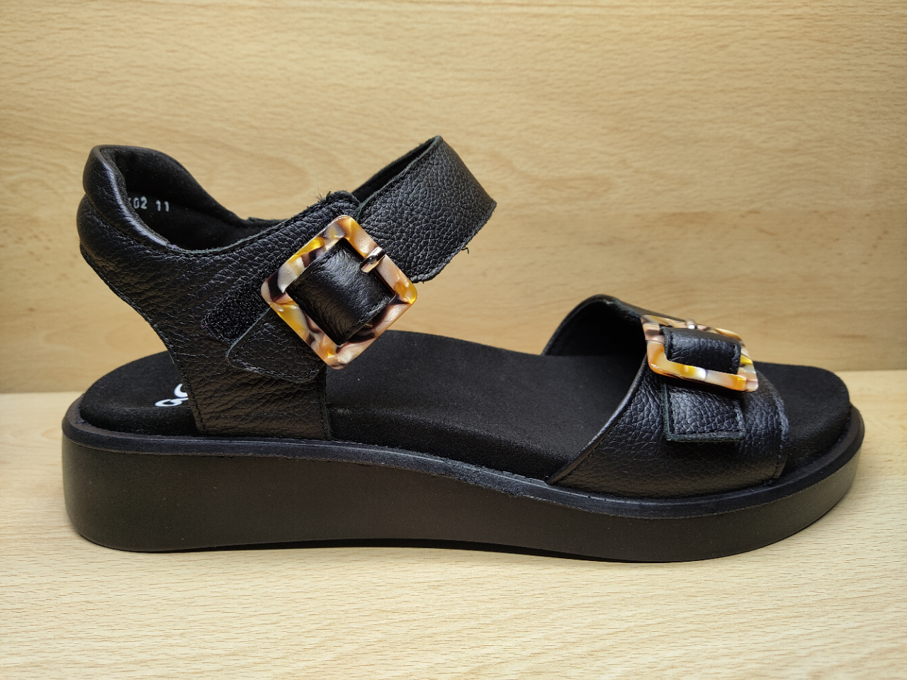 Nu pied ara noir 12 21402 11 ext auxpiedssensibles chaussures com