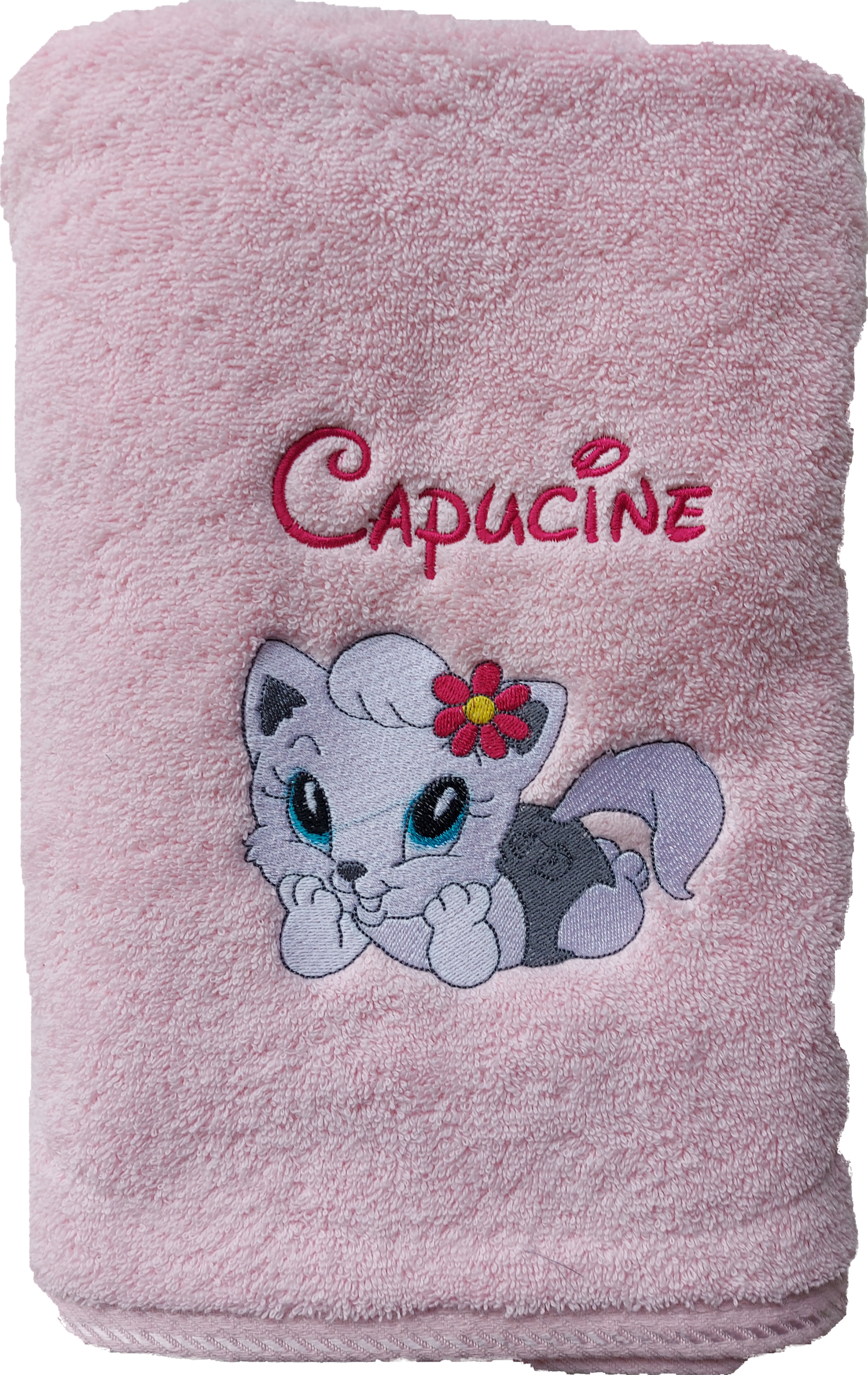 Serviette brodee
